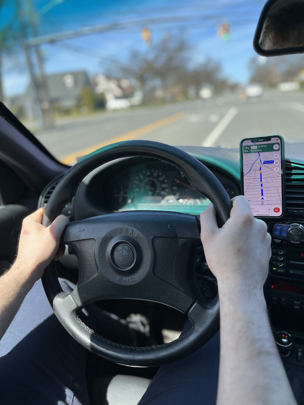 BMW E36 Magsafe Phone Mount, 1992-1999 BMW 3 Series Phone Bracket, Perfect Easy to Use Phone Holder, 3D Printed Bracket, Made in USA