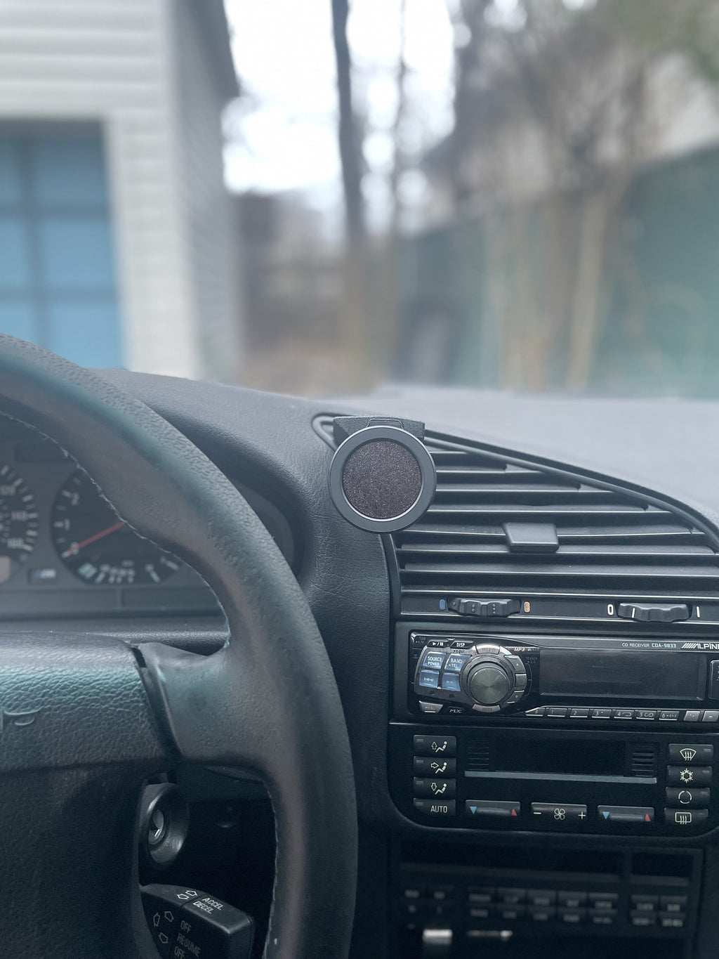 BMW E36 Magsafe Phone Mount, 1992-1999 BMW 3 Series Phone Bracket, Perfect Easy to Use Phone Holder, 3D Printed Bracket, Made in USA