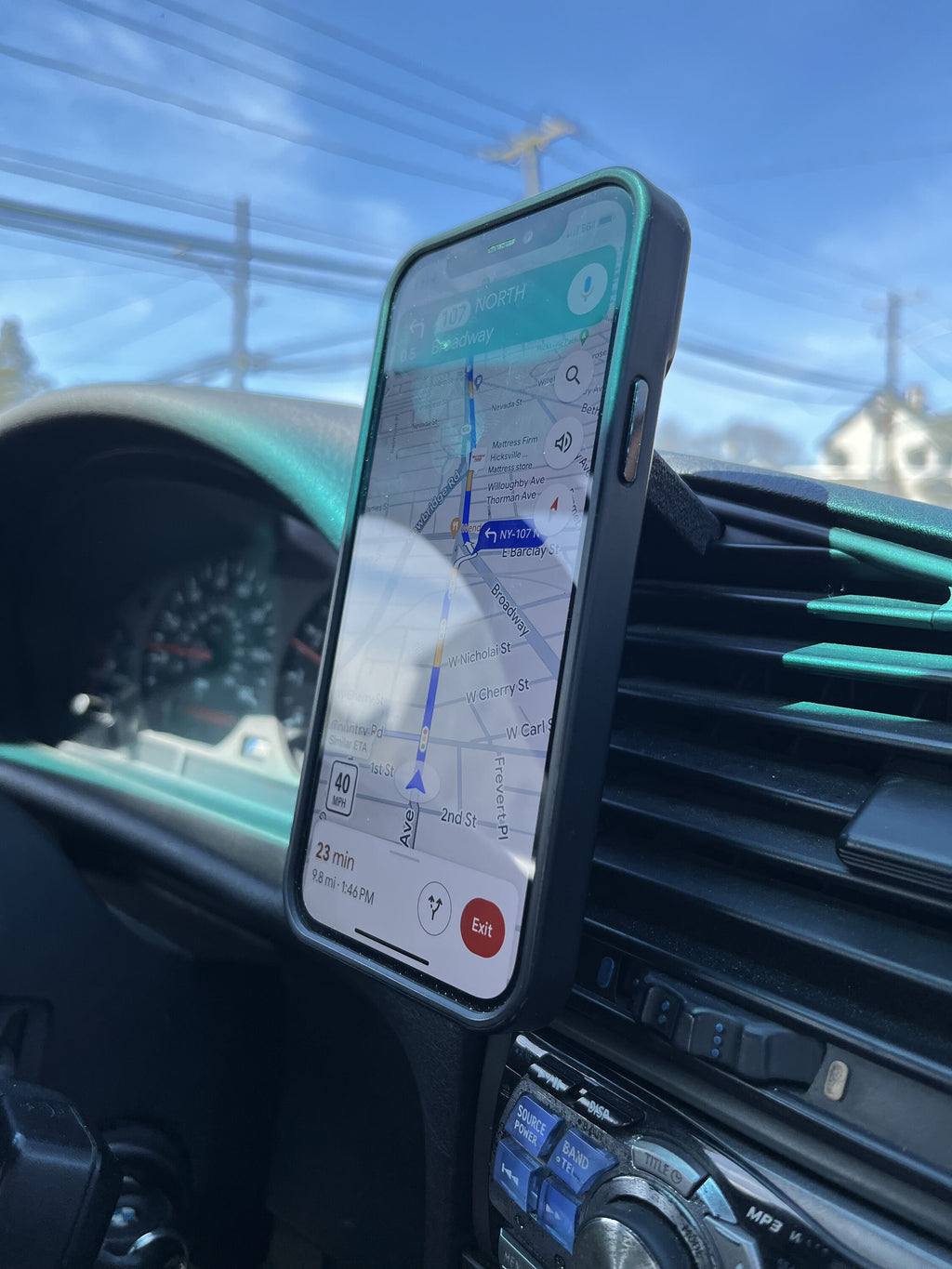 BMW E36 Magsafe Phone Mount, 1992-1999 BMW 3 Series Phone Bracket, Perfect Easy to Use Phone Holder, 3D Printed Bracket, Made in USA