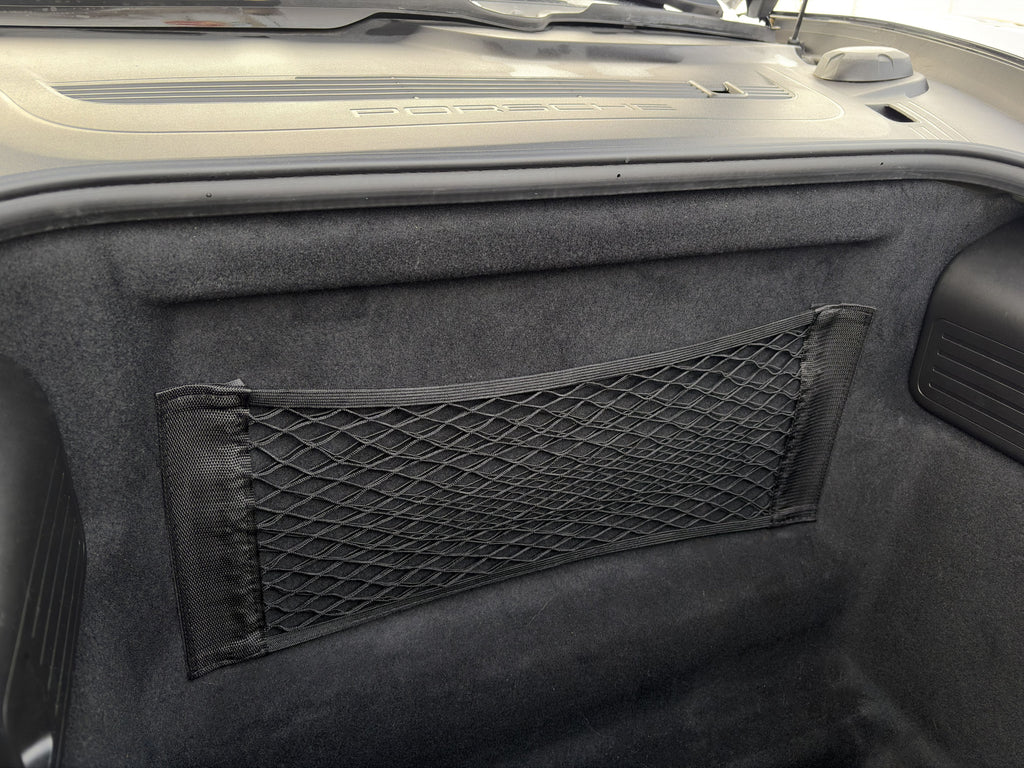 Frunk Organizer Cargo Net by P1Labs, Compatible with Porsche 911, Cayman, and Boxster
