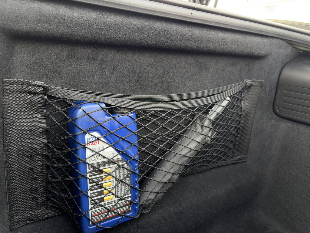 Frunk Organizer Cargo Net by P1Labs, Compatible with Porsche 911, Cayman, and Boxster