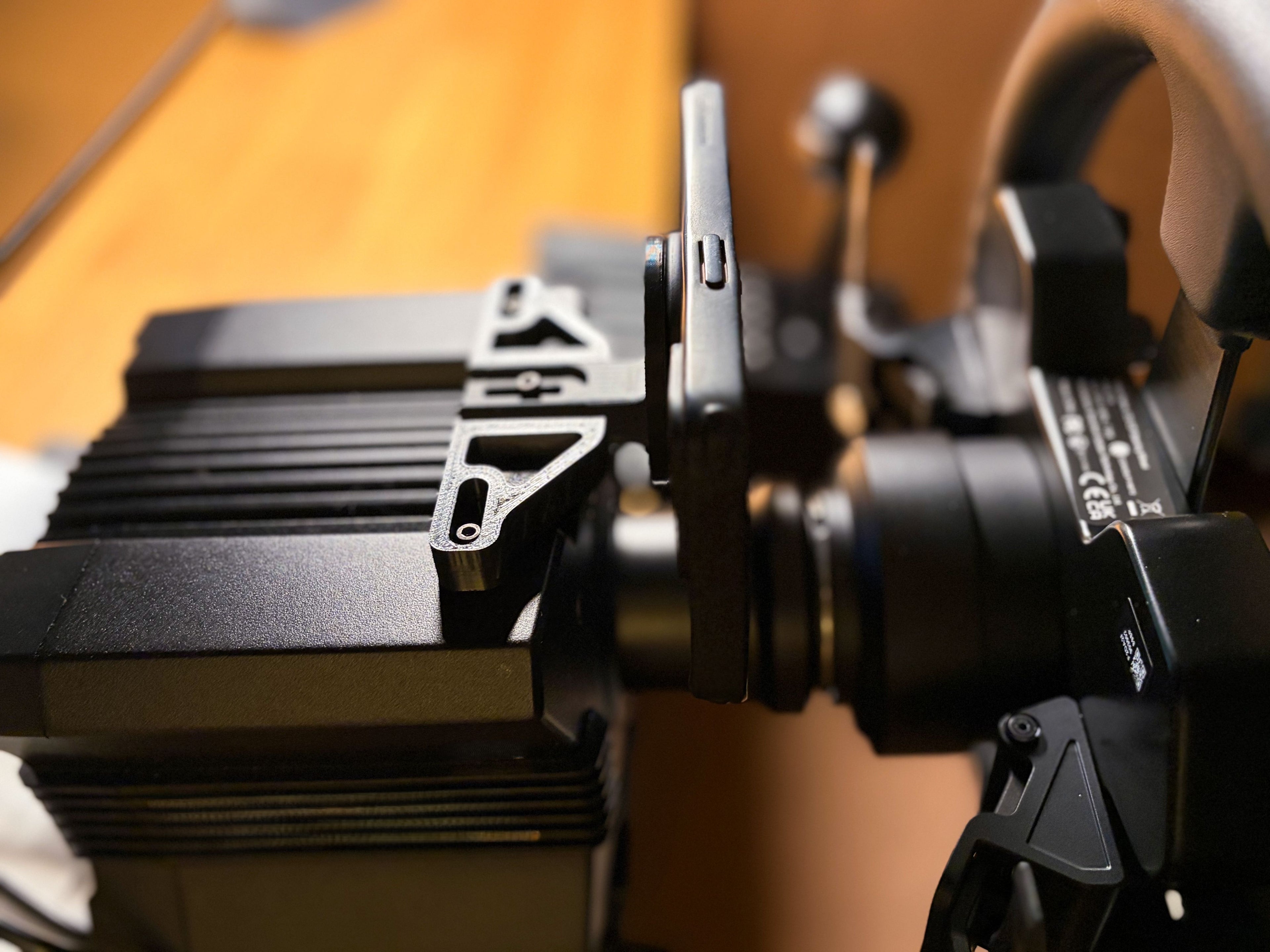 The Mag Dasher by P1Labs, Wheel base phone mount for a quick and easy DDU, Compatible with Moza Wheel Bases and Magsafe