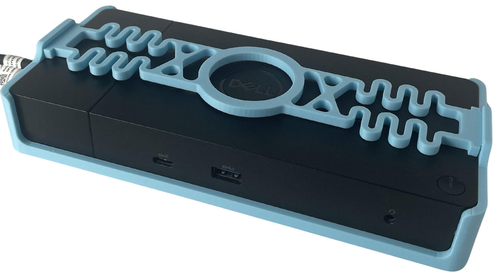 Docking Station Mount by P1Labs, Compatible With Dell WD19TBS, WD19TB, WD19, WD19S, WD22TB4 Dock, No Hardware Needed